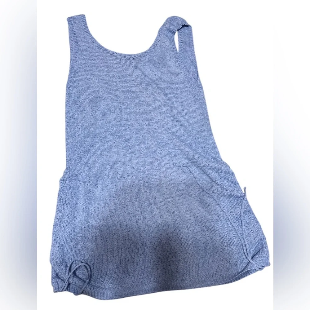 Blue Knit Swim Coverup - Picture 7 of 7